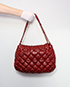 Round Flap Shoulder Bag, back view